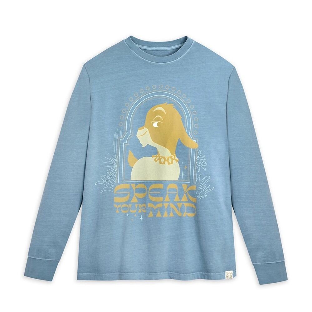 NWT Disney Parks Valentino Wish Speak Your Mind  long sleeve adult tee sz L